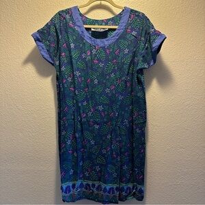 RAINBOW JO TROPICAL FLORAL RESORT WEAR DRESS